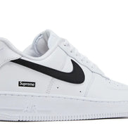 Nike Air Force 1 Low Supreme White Black Men's