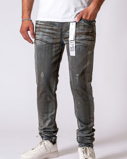 DZSTAR Oiled Ultra Skinny Jeans 642