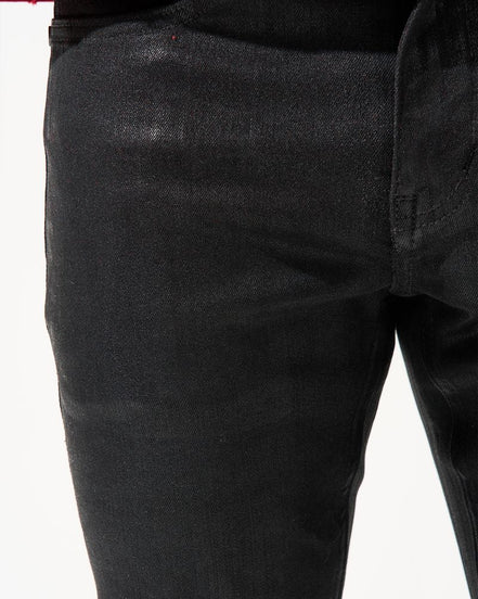 Black pants on a white background