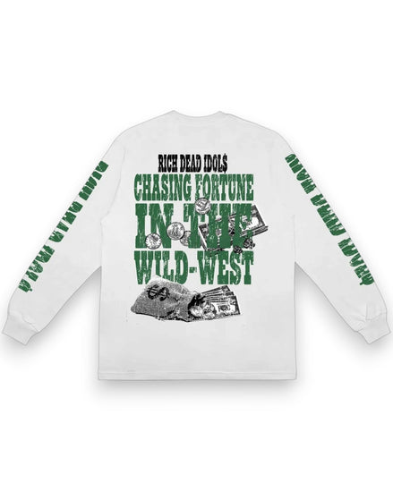 Rich Dead Idols Outlaws on the Run Long Sleeve