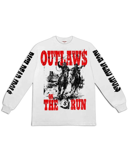 Rich Dead Idols Outlaws on the Run Long Sleeve