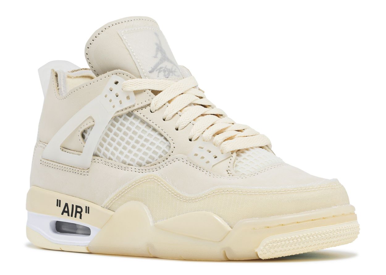 Jordan Retro 4's Off-White Sail (WMNS)