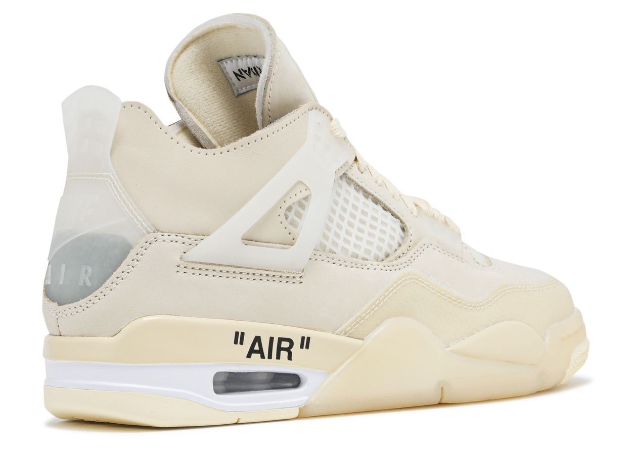 Jordan Retro 4's Off-White Sail (WMNS)