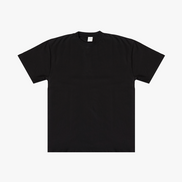 Black t-shirt on a white background