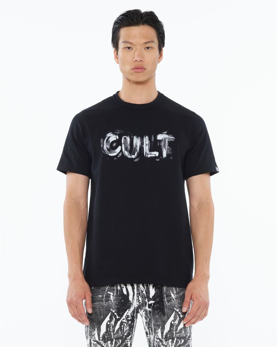 Cult of individuality plaster logo in black 