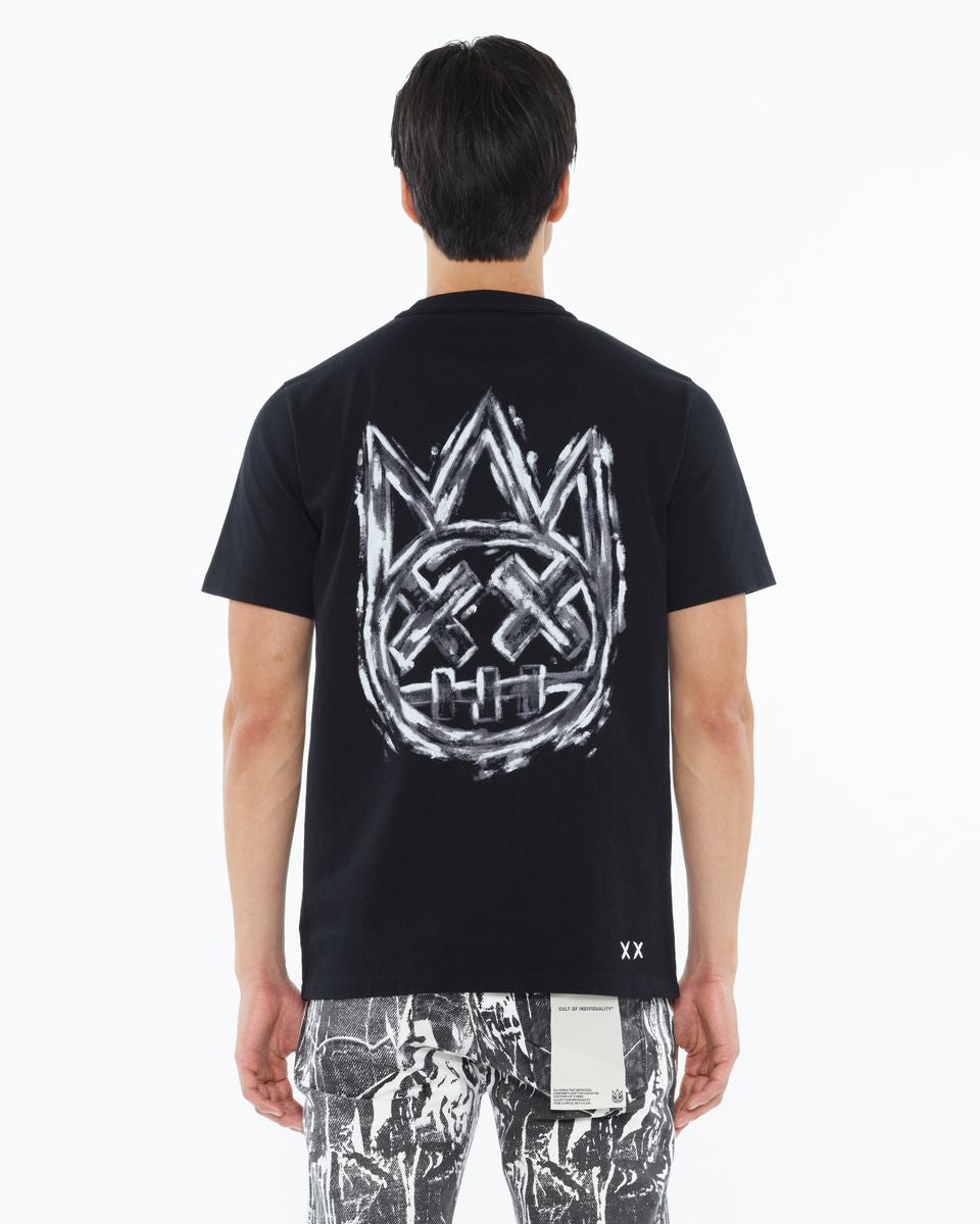 Cult of individuality plaster logo in black 