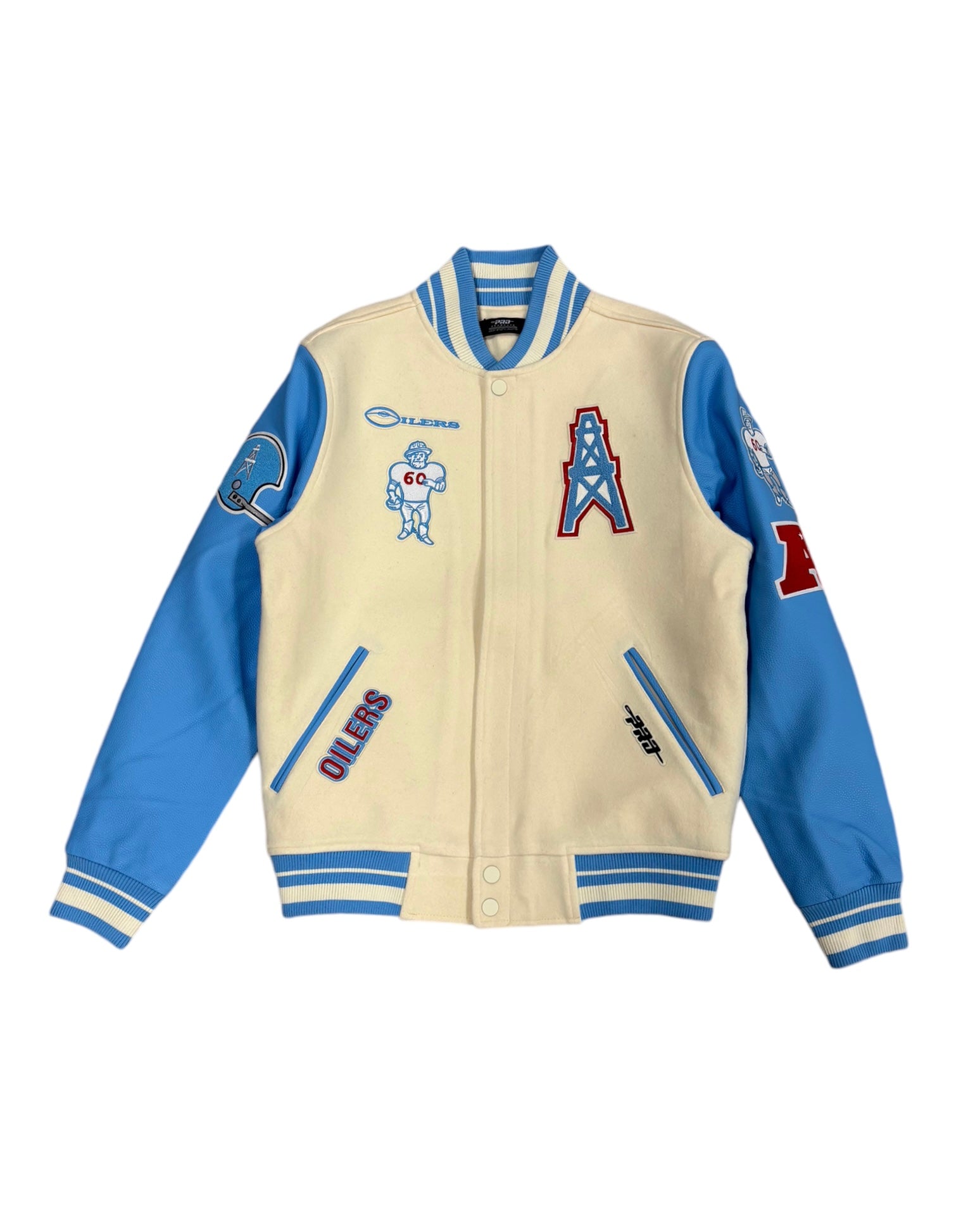 Houston Oilers Retro Classic Wool Varsity Jacket