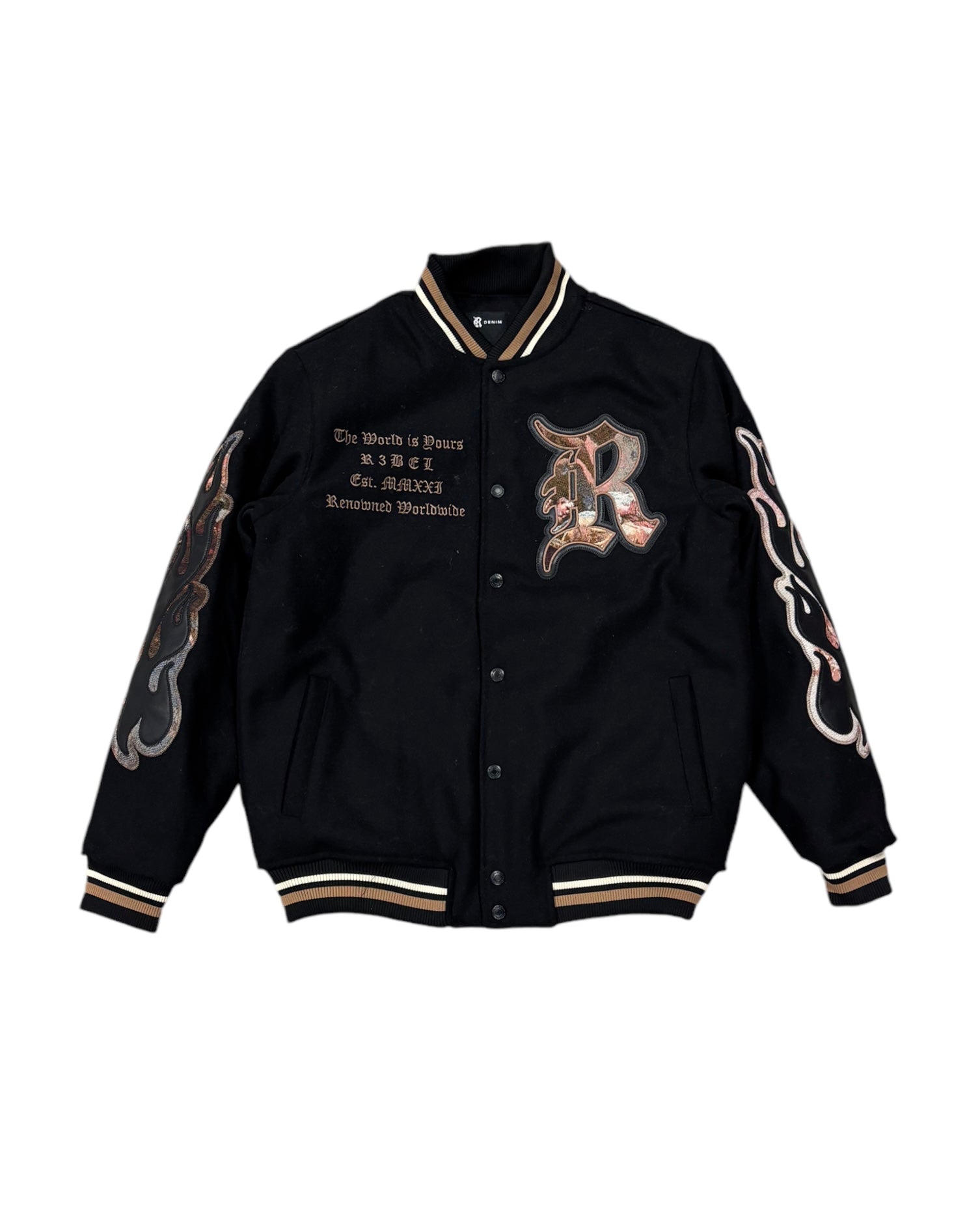 Your World Tapestry Varsity Jacket