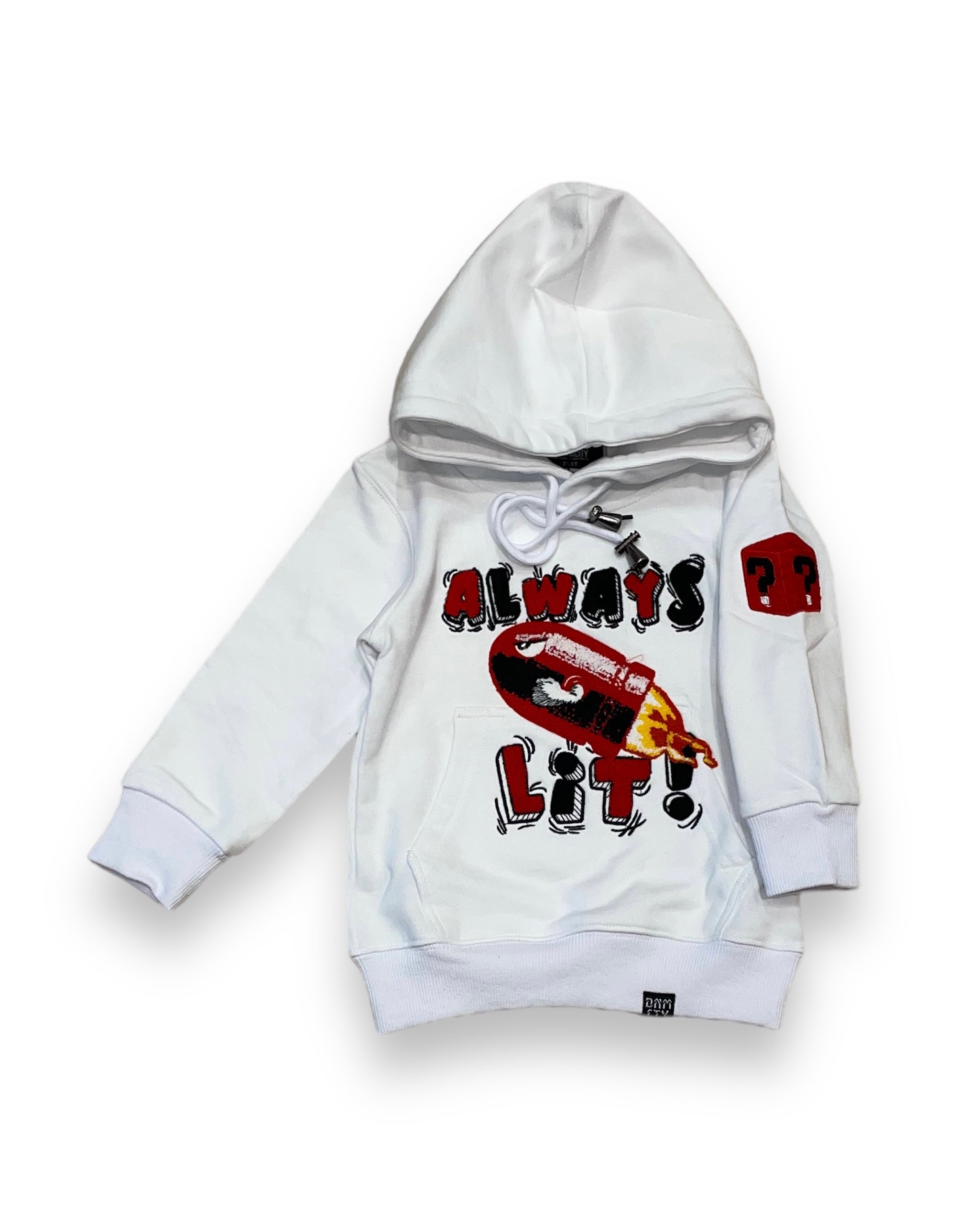 Kid’s Always Lit Chenille Patch Hoodie