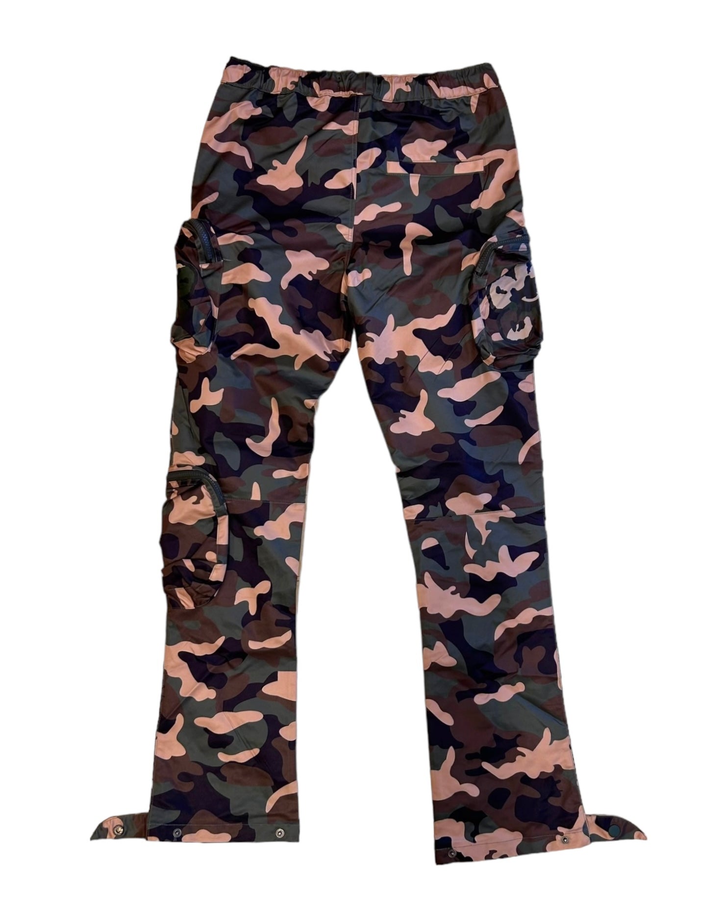 Woodland Camo Drip Nylon Pants