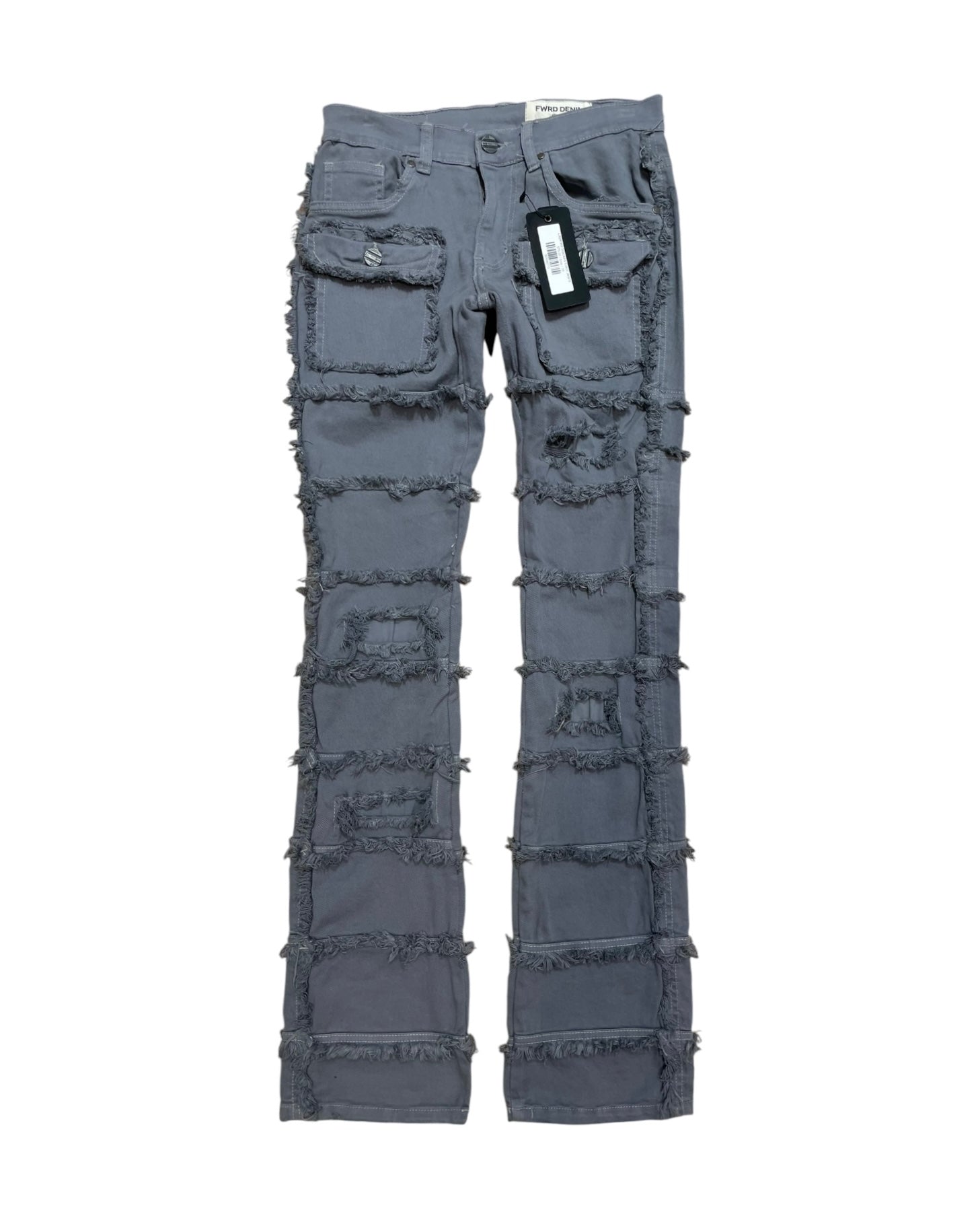 Junior’s Layered Stacked Color Jeans