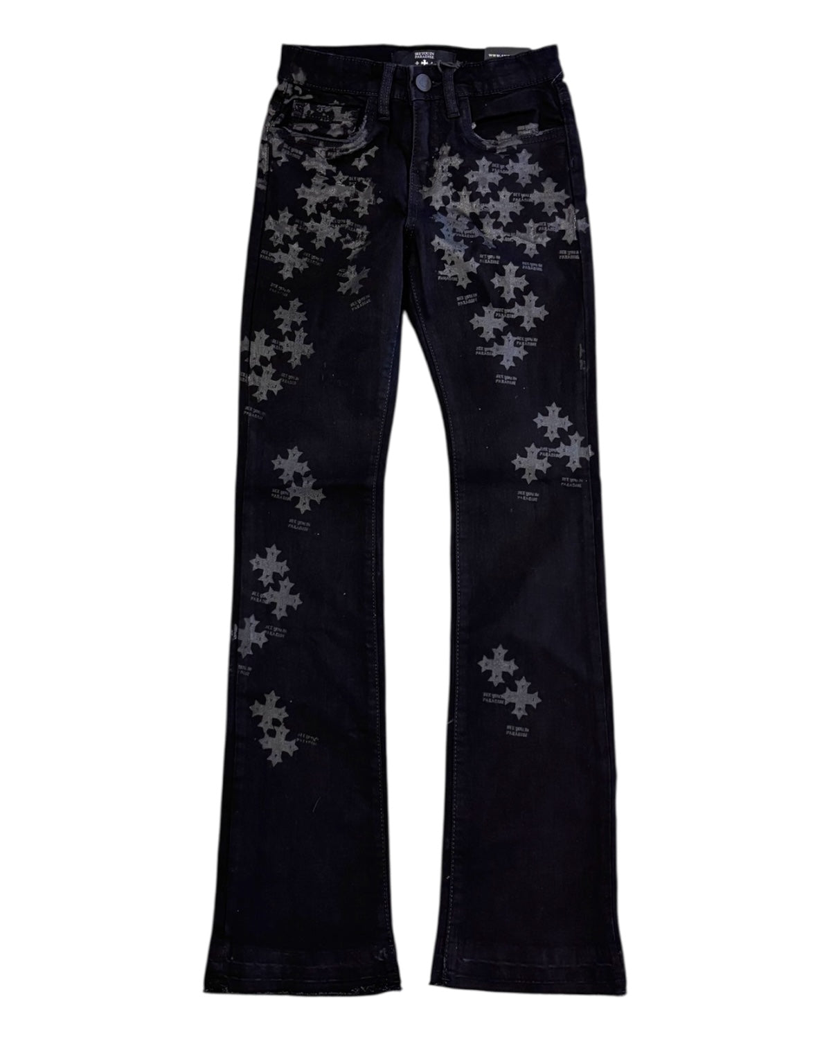 Junior's See You In Paradise Stacked Jeans