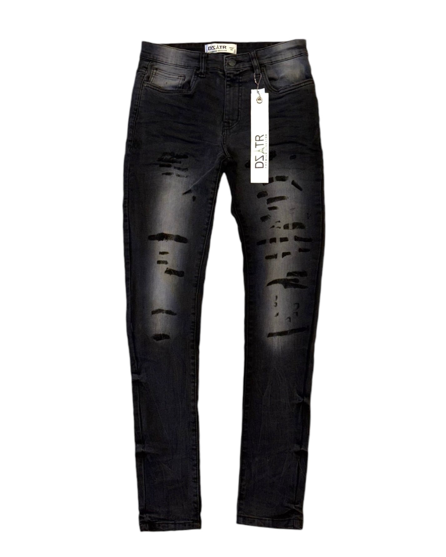 Multi Sliced Slim Jeans