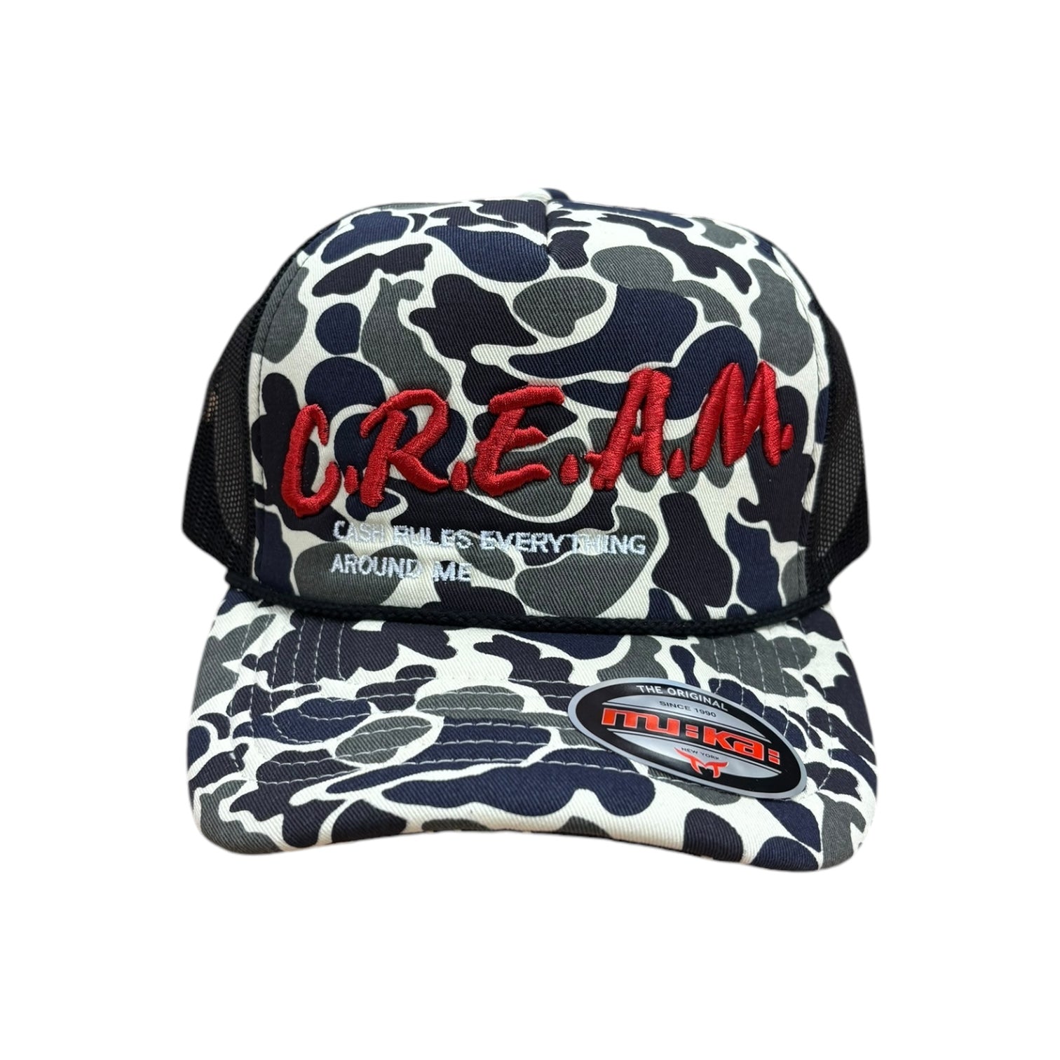 Cream Camo Trucker Hat