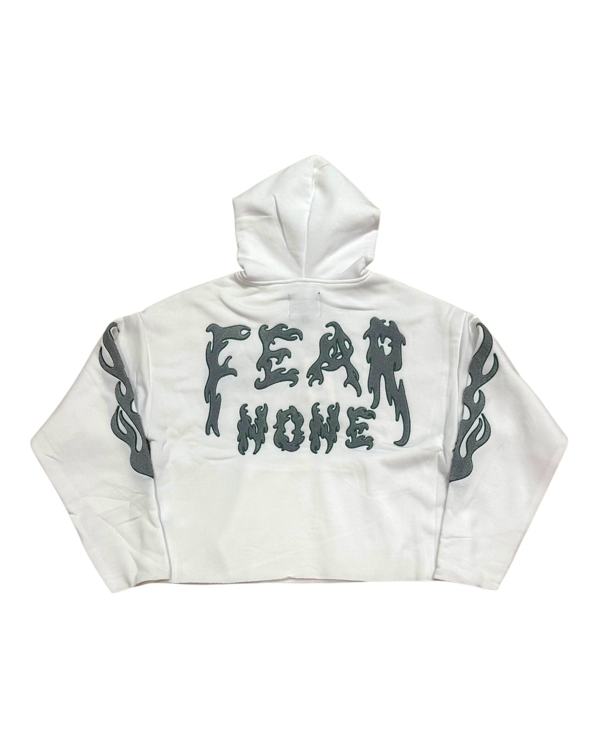 Fear None Crop Hoodie