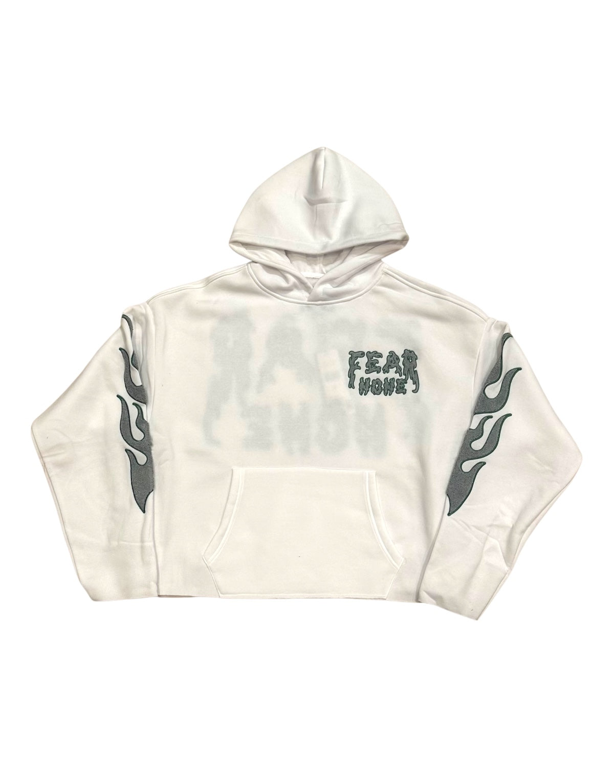 Fear None Crop Hoodie