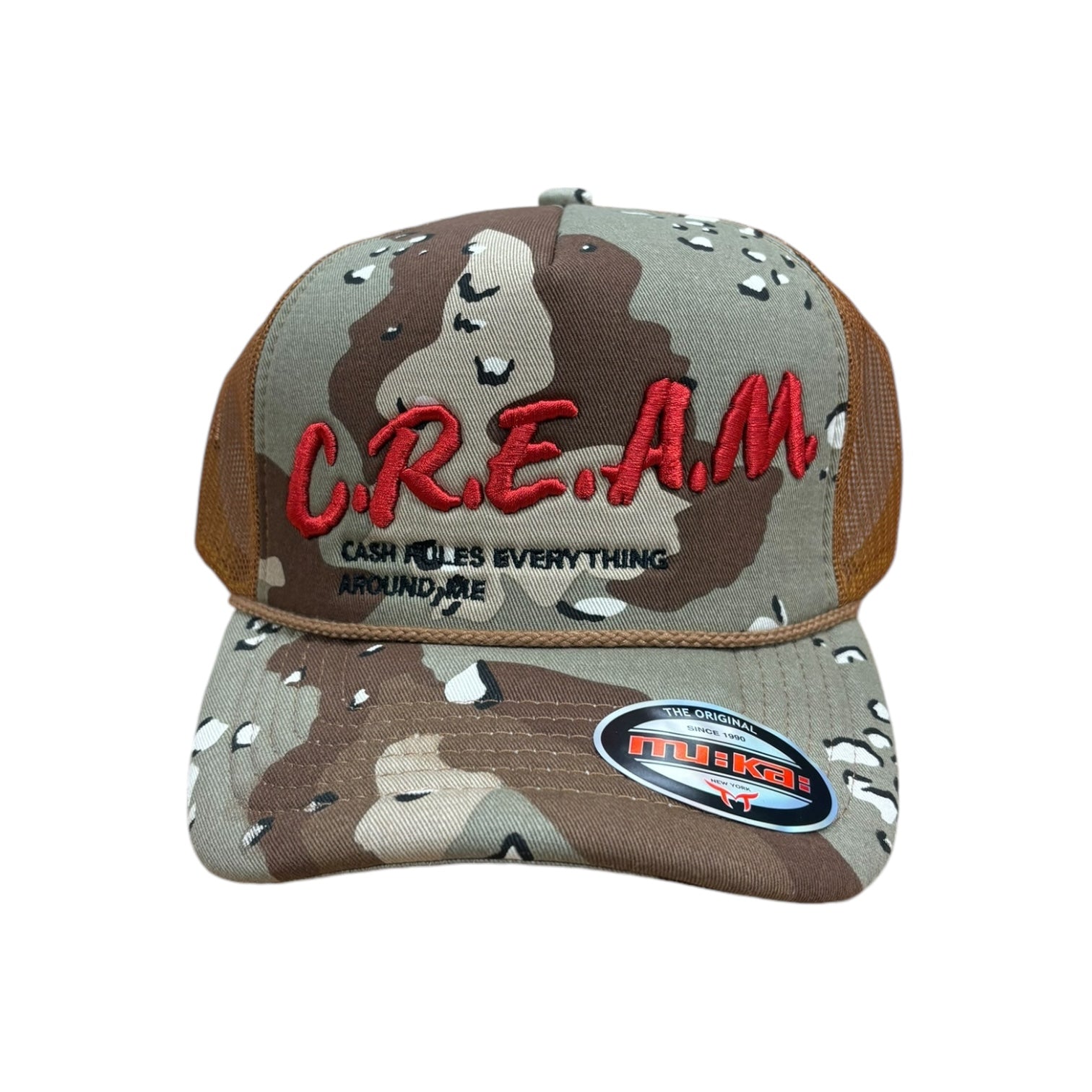 Cream Camo Trucker Hat