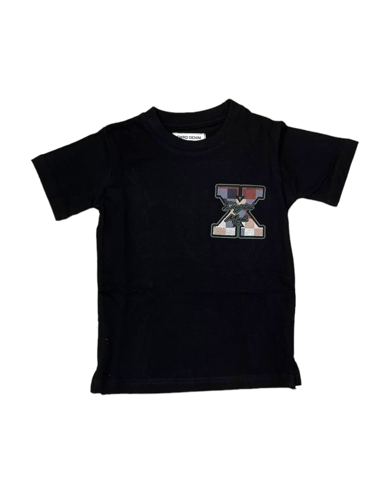 toddler boys digital camo tee in black size 2t