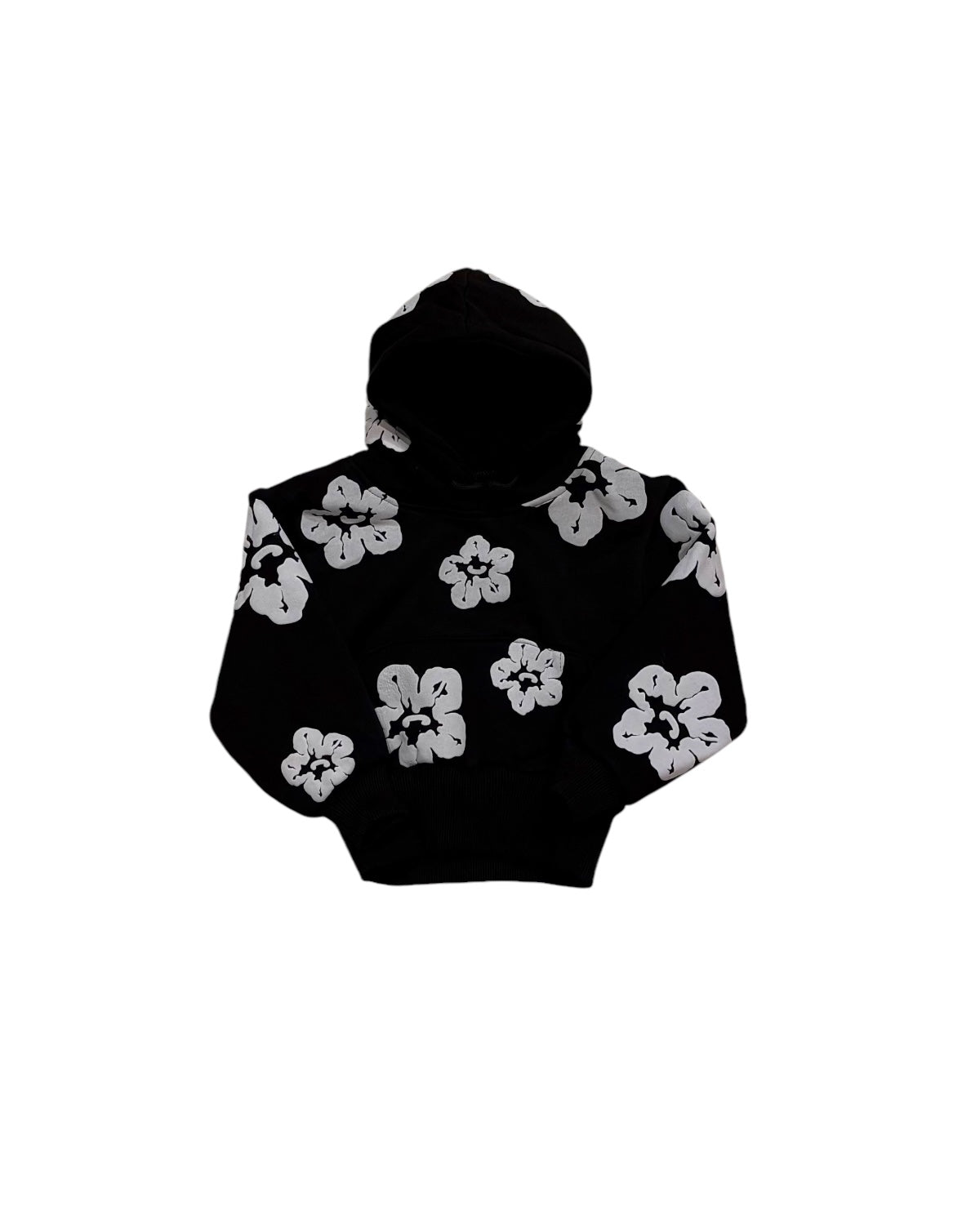 Puff Printed Flower Hoodie Set