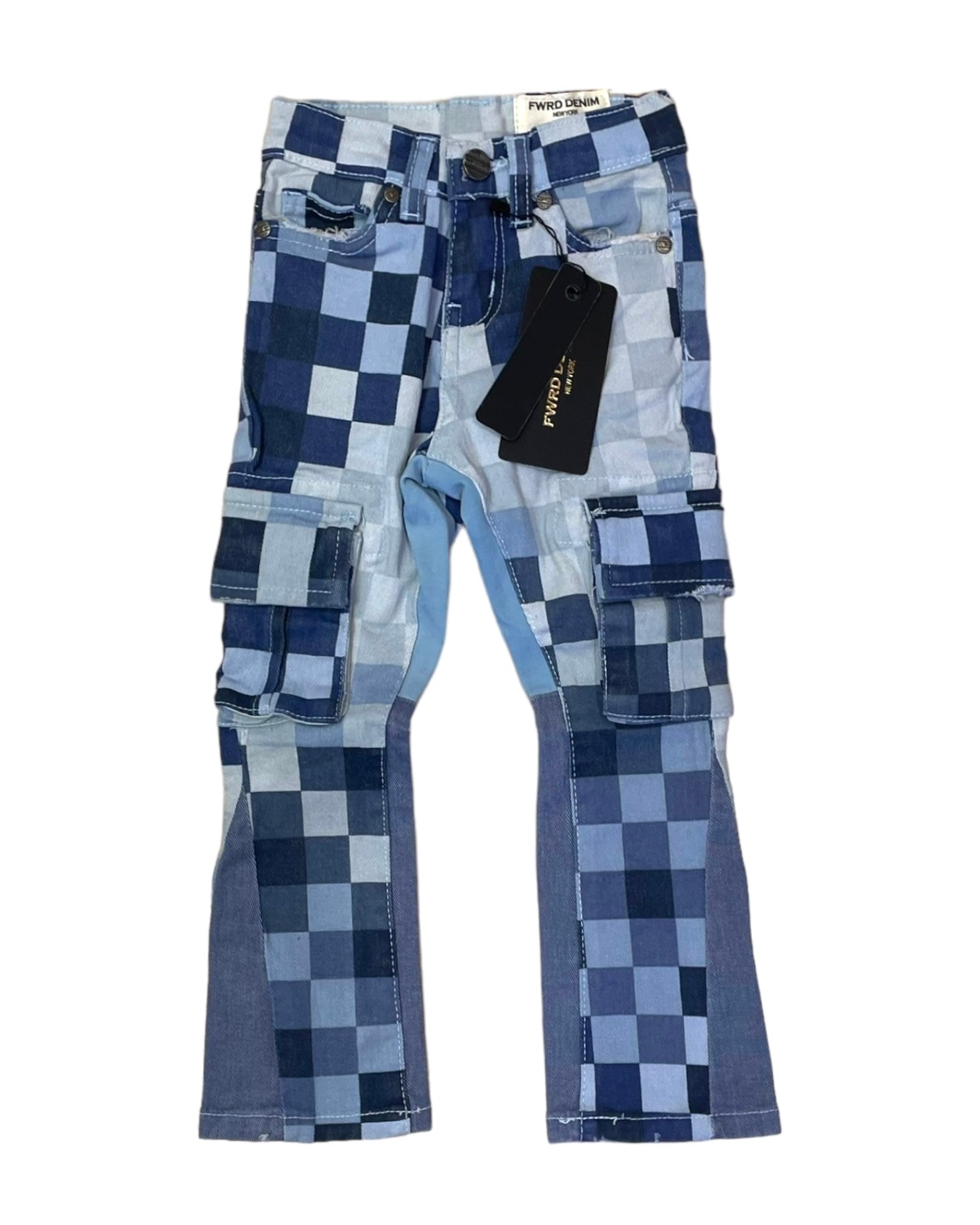 toddler boys blue digital camo pants.