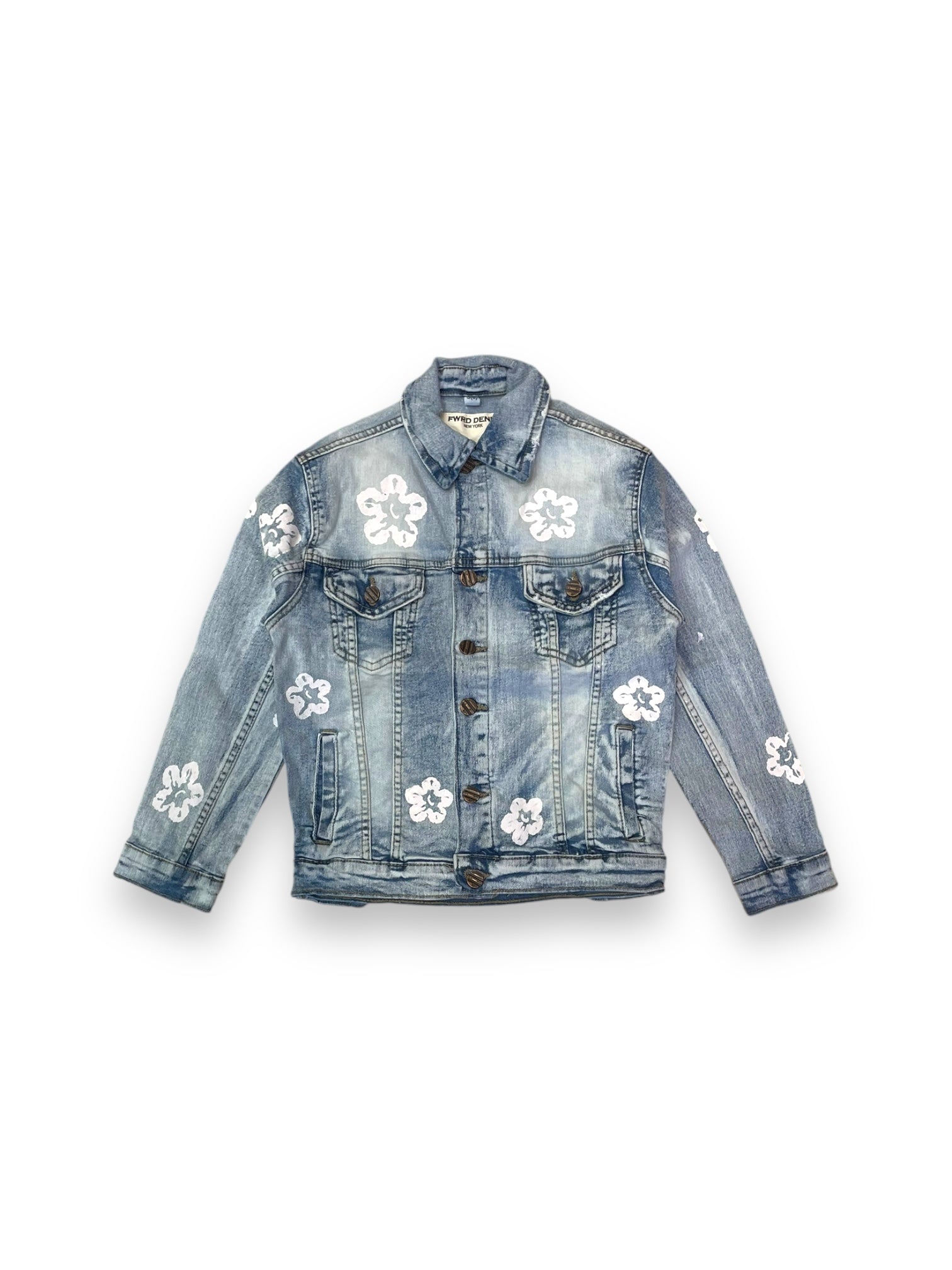 Boy’s Flower Denim Jacket