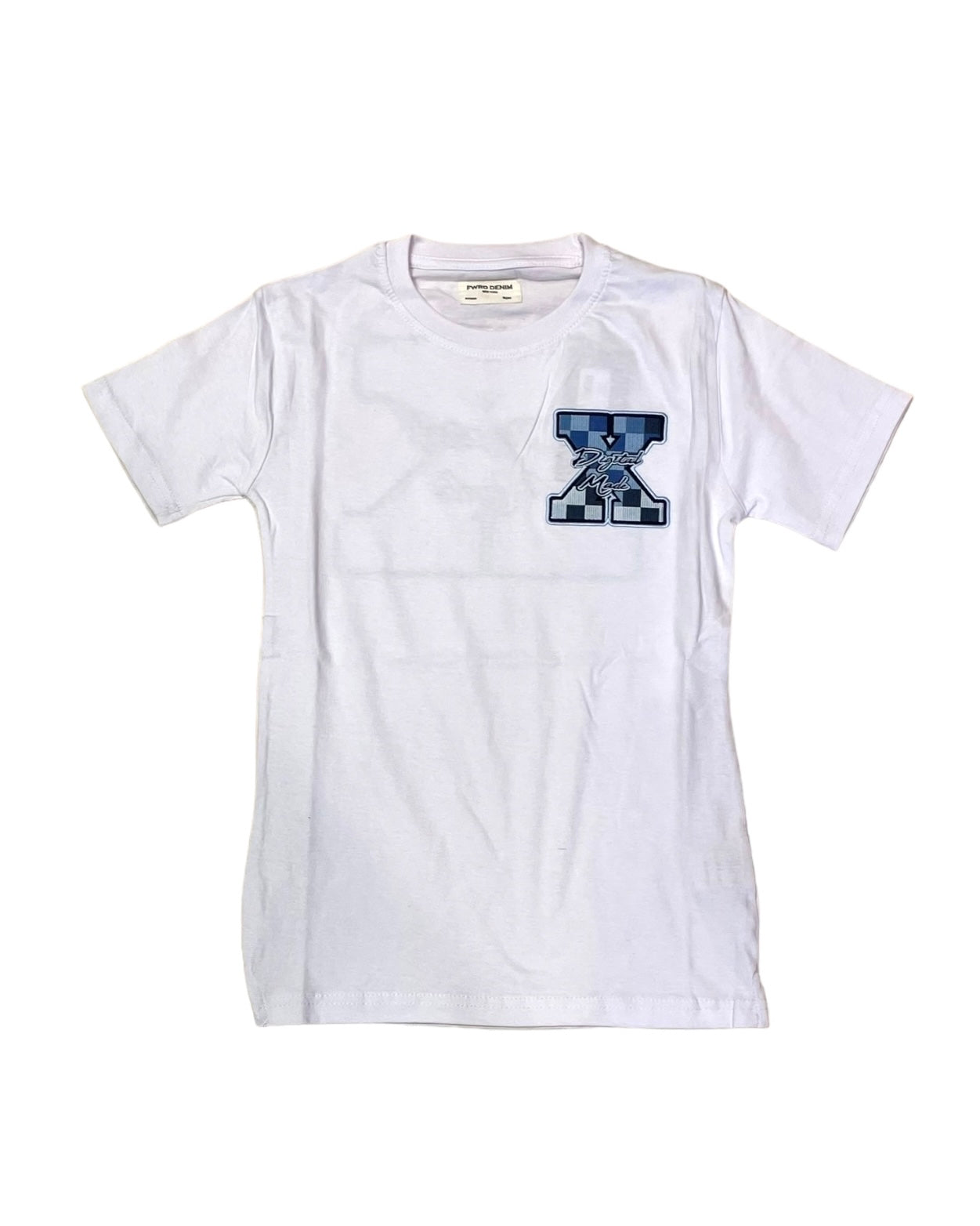 junior boys digital camo tee in white 