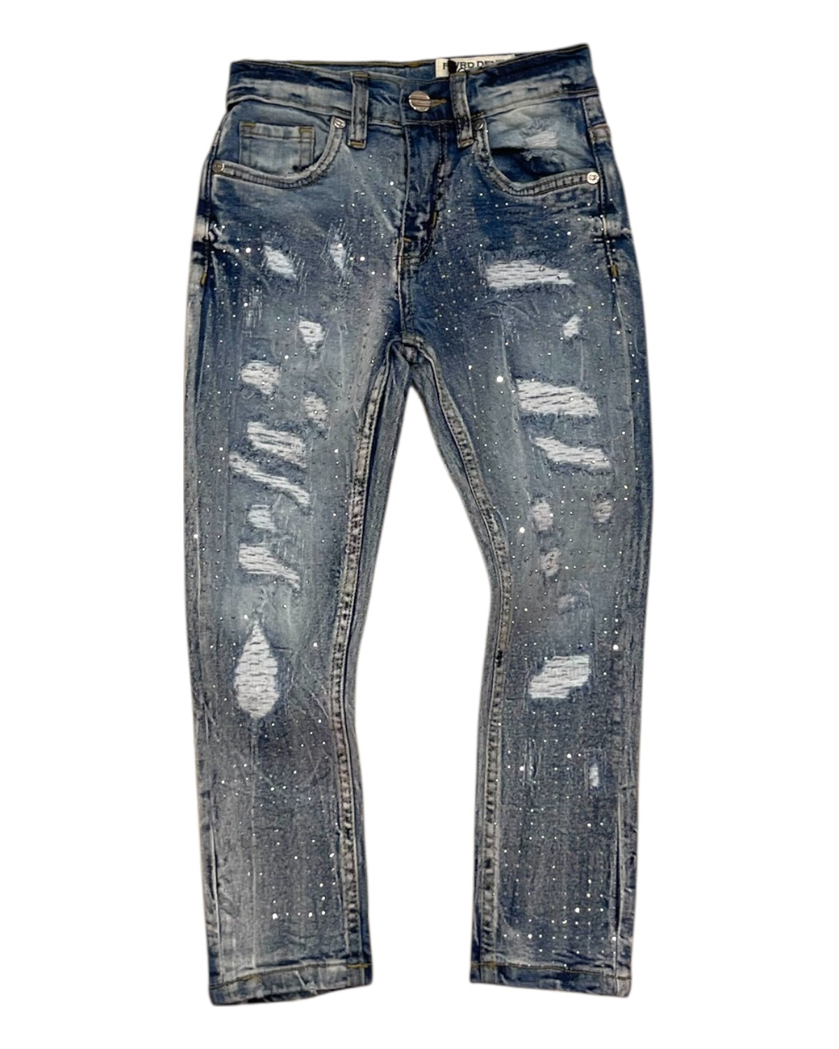 Toddler's Crystalized Denim Pants