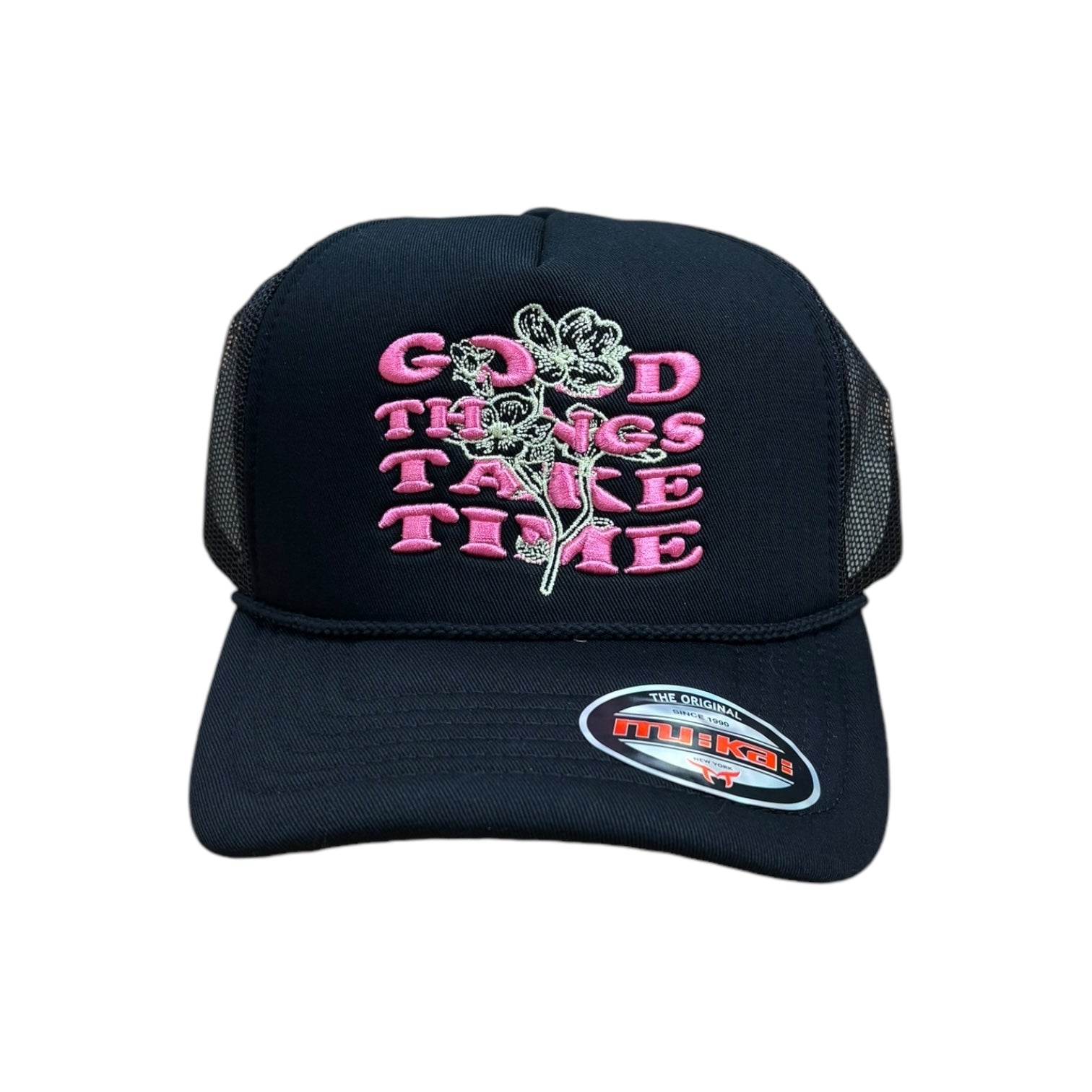 Good Things Take Time Trucker Hat