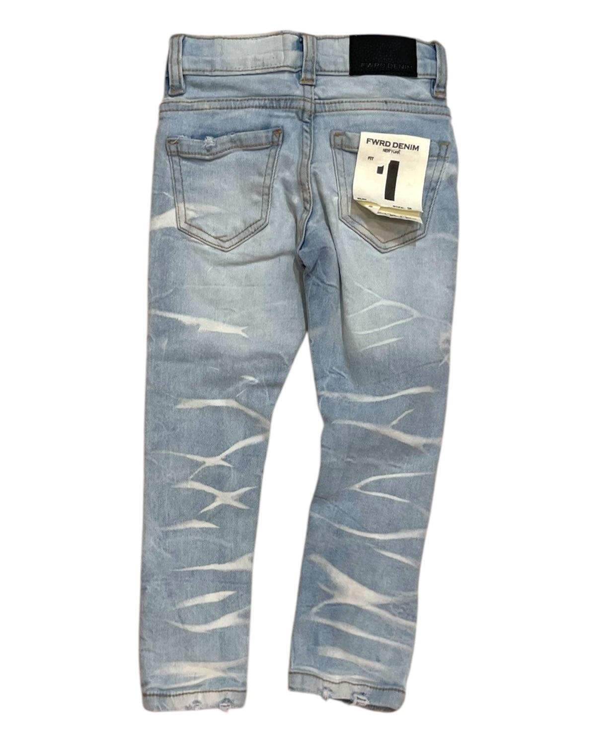 Junior's Crystal Cross Denim Pants