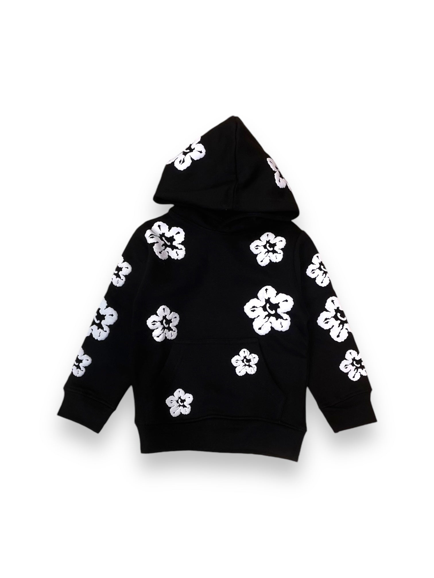 Toddler’s Flower Fleece Hoodie