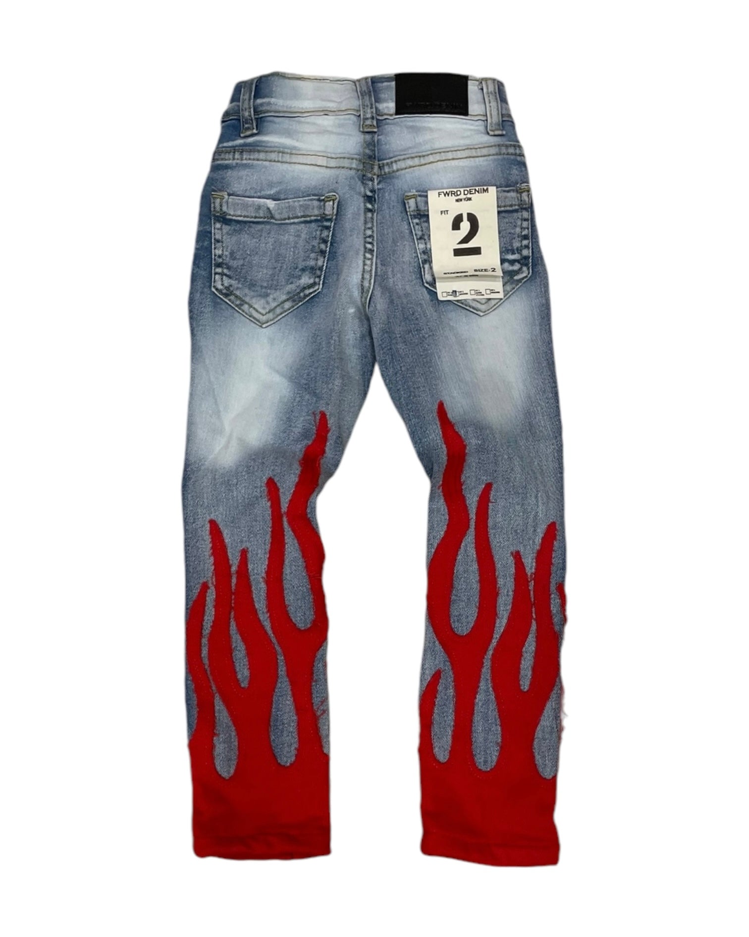 Toddler’s Live Fast Stacked Jeans