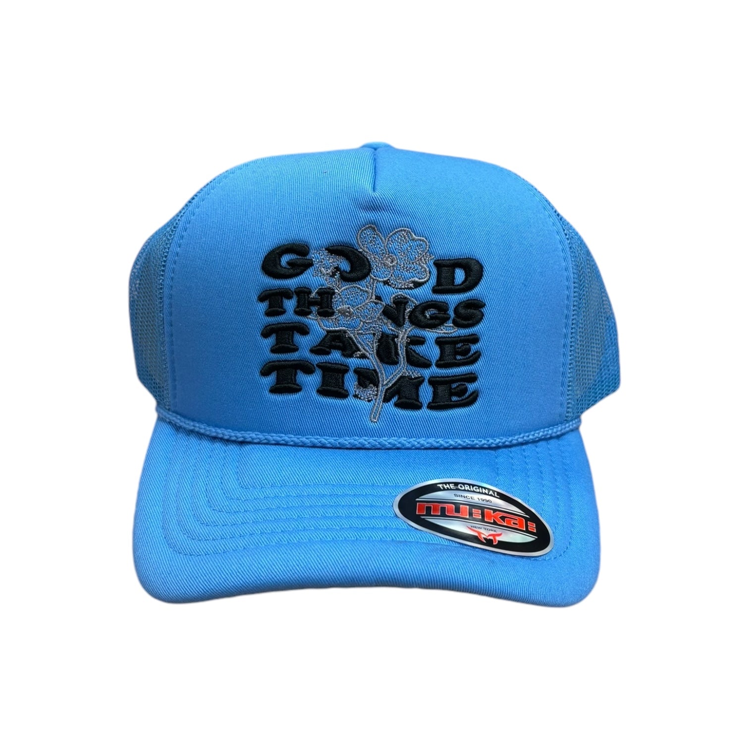 Good Things Take Time Trucker Hat