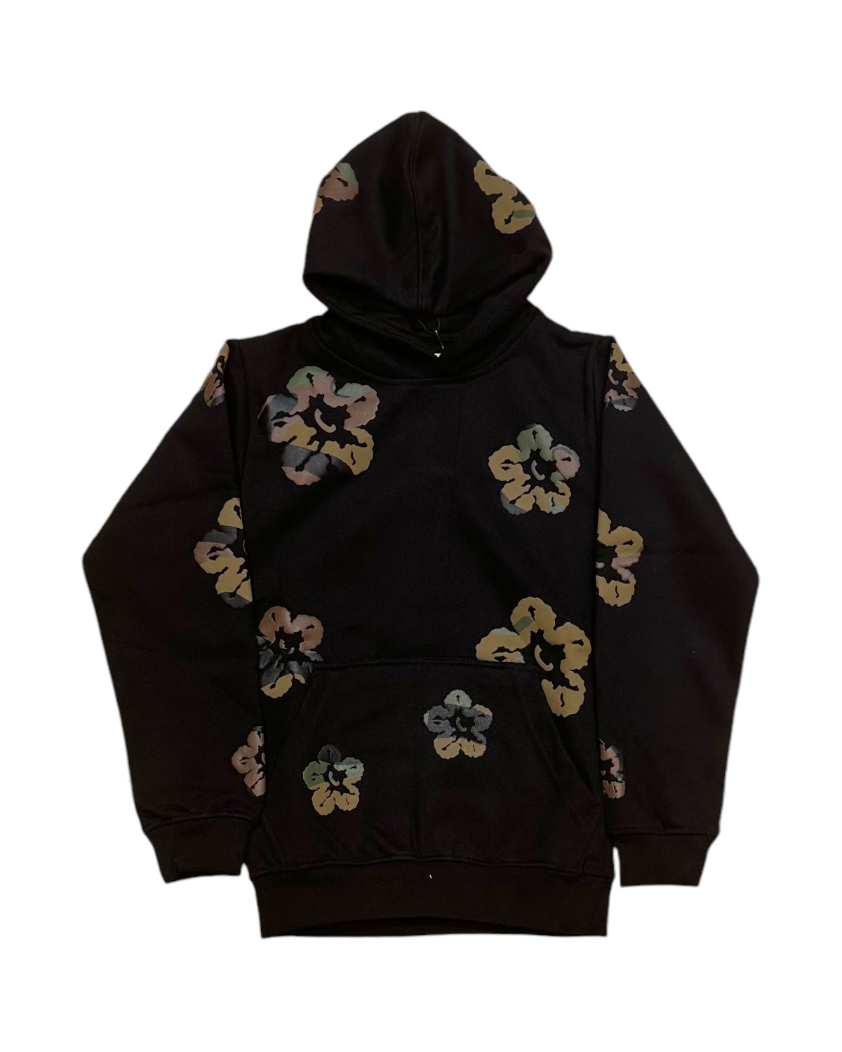 Junior’s Camo Flower Fleece Pullover Hoodie