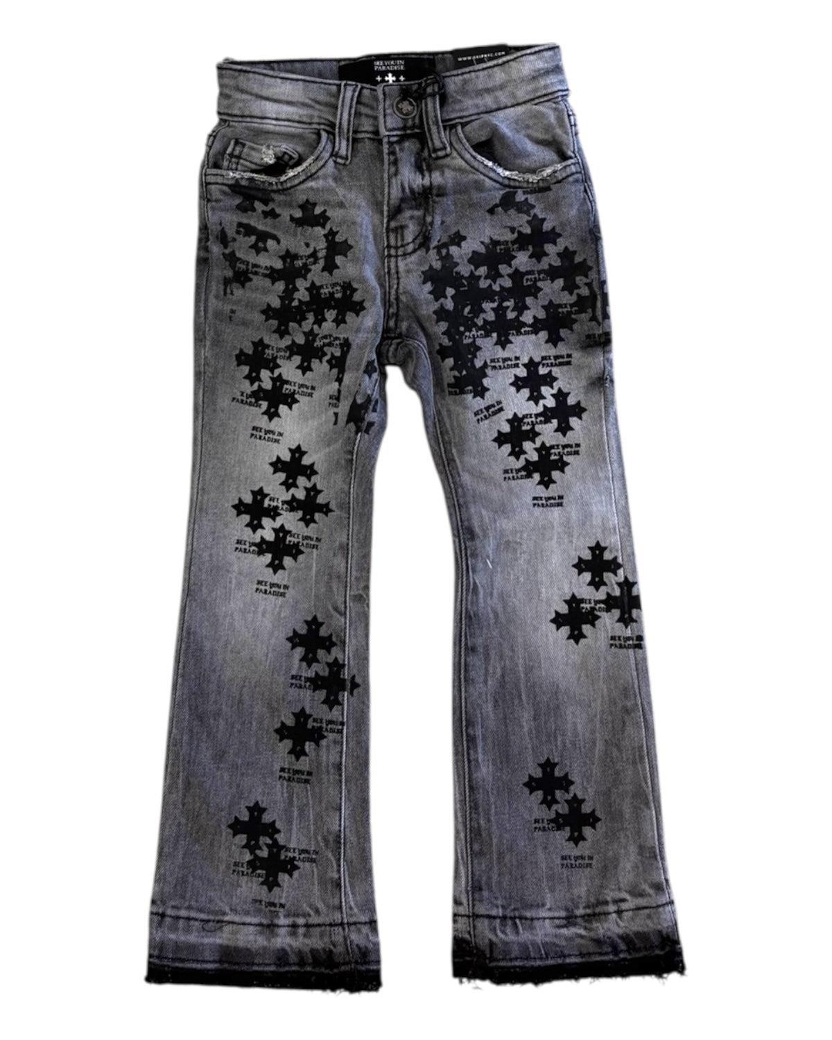 Toddler's See You In Paradise Stacked Jeans
