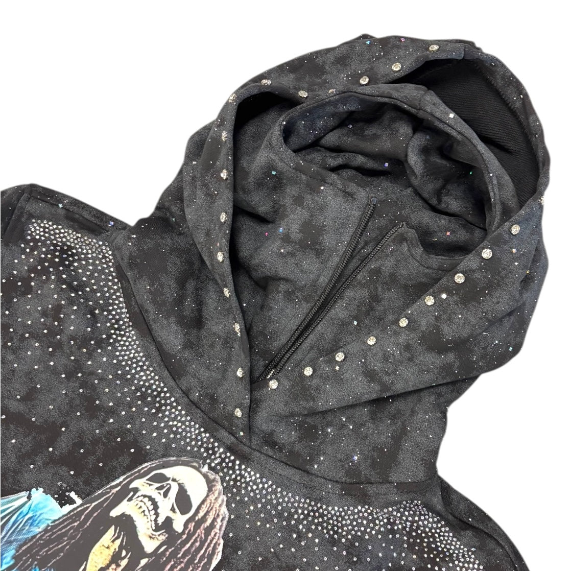 Fear No Art Cropped Hoodie