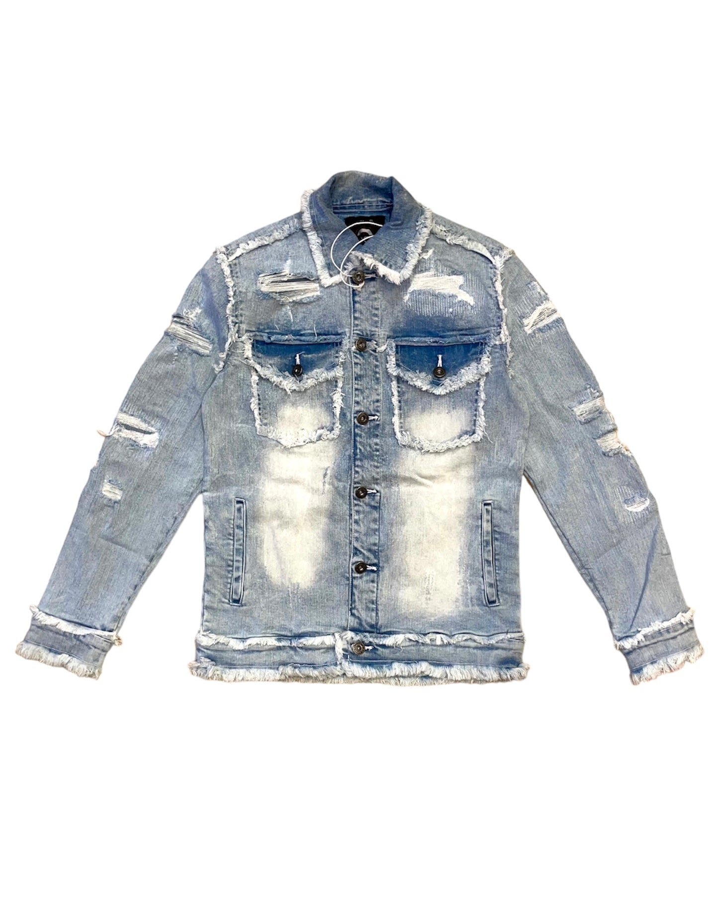 Heavy Distressed Denim Jacket