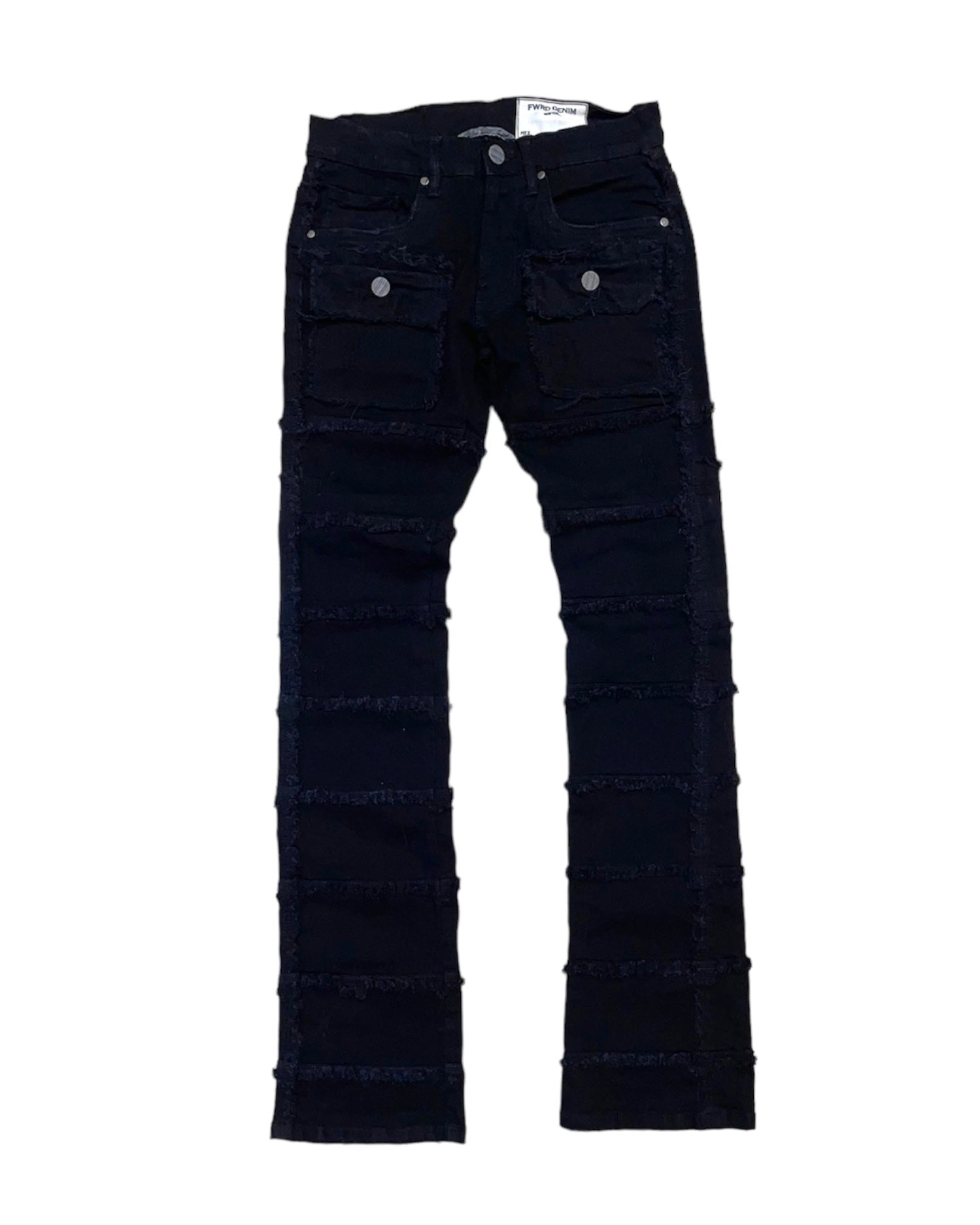 Patchwork True Stacked Jeans