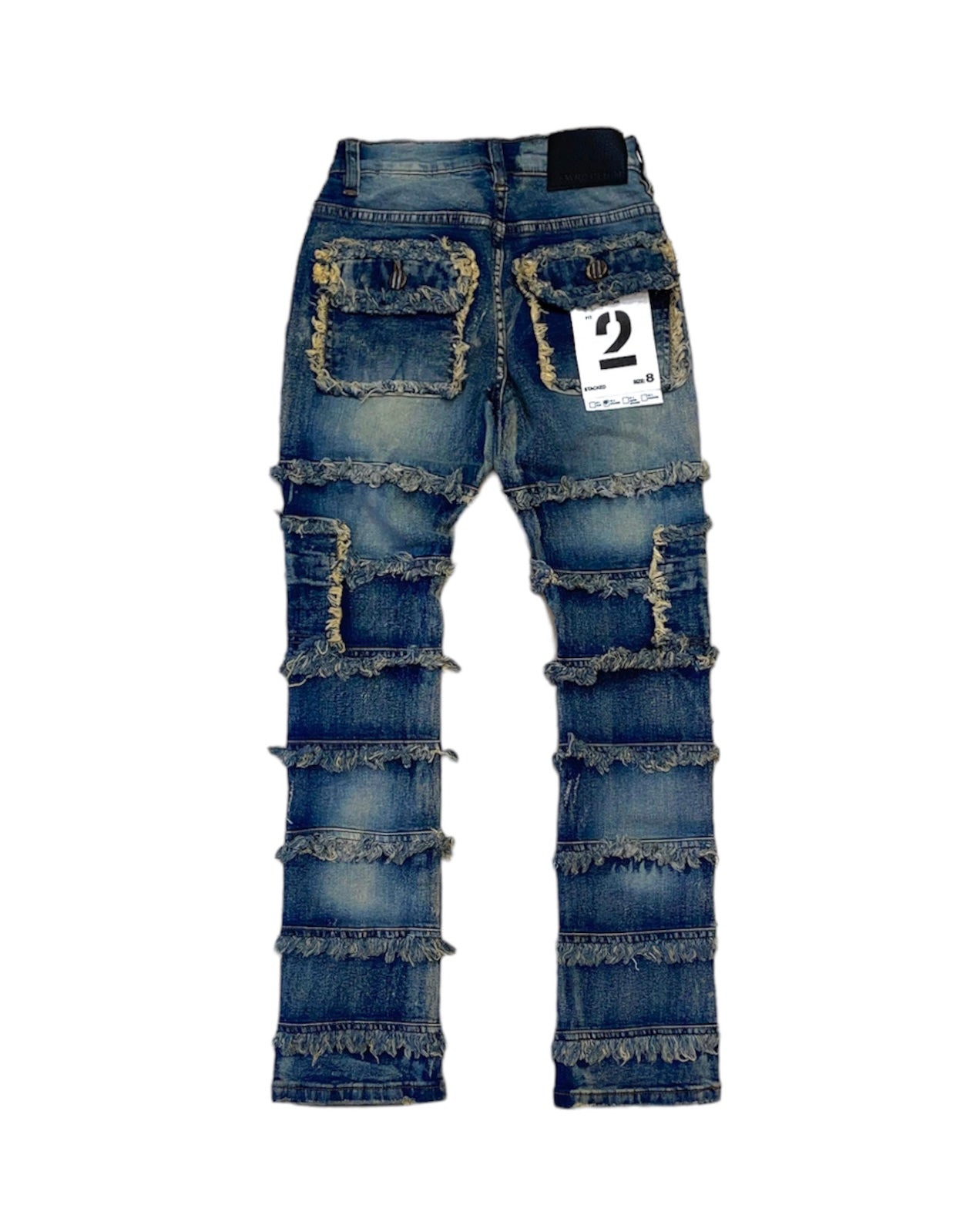 Boy’s Patchwork True Stacked Denim