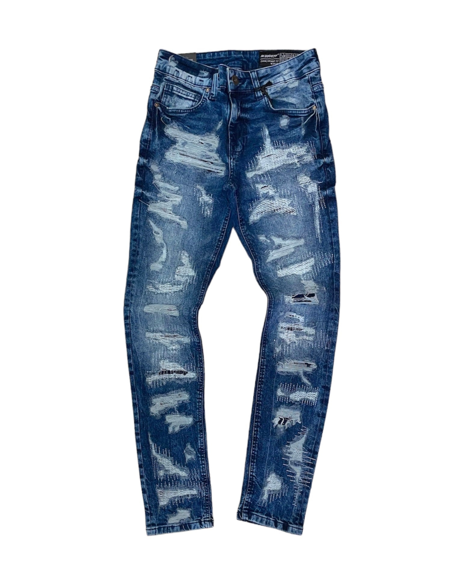 Wild Distressed Denim Jeans