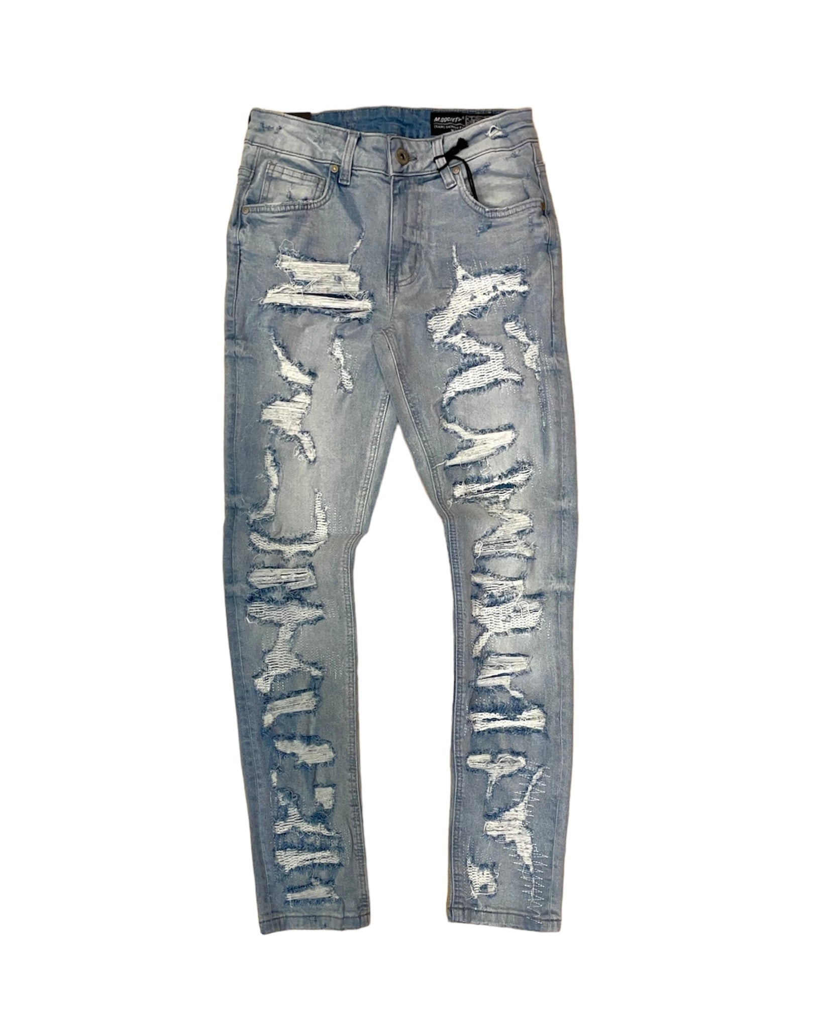 Wild Distressed Denim Jeans