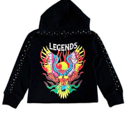 Toddler's Flaming Eagle French Terry Hoodie