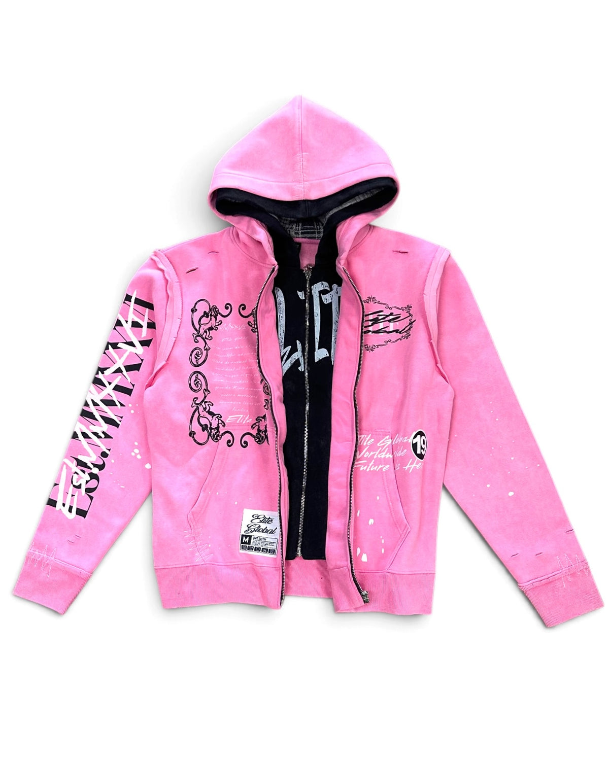 Elite Double Layer Royal Full-Zip Hoodie