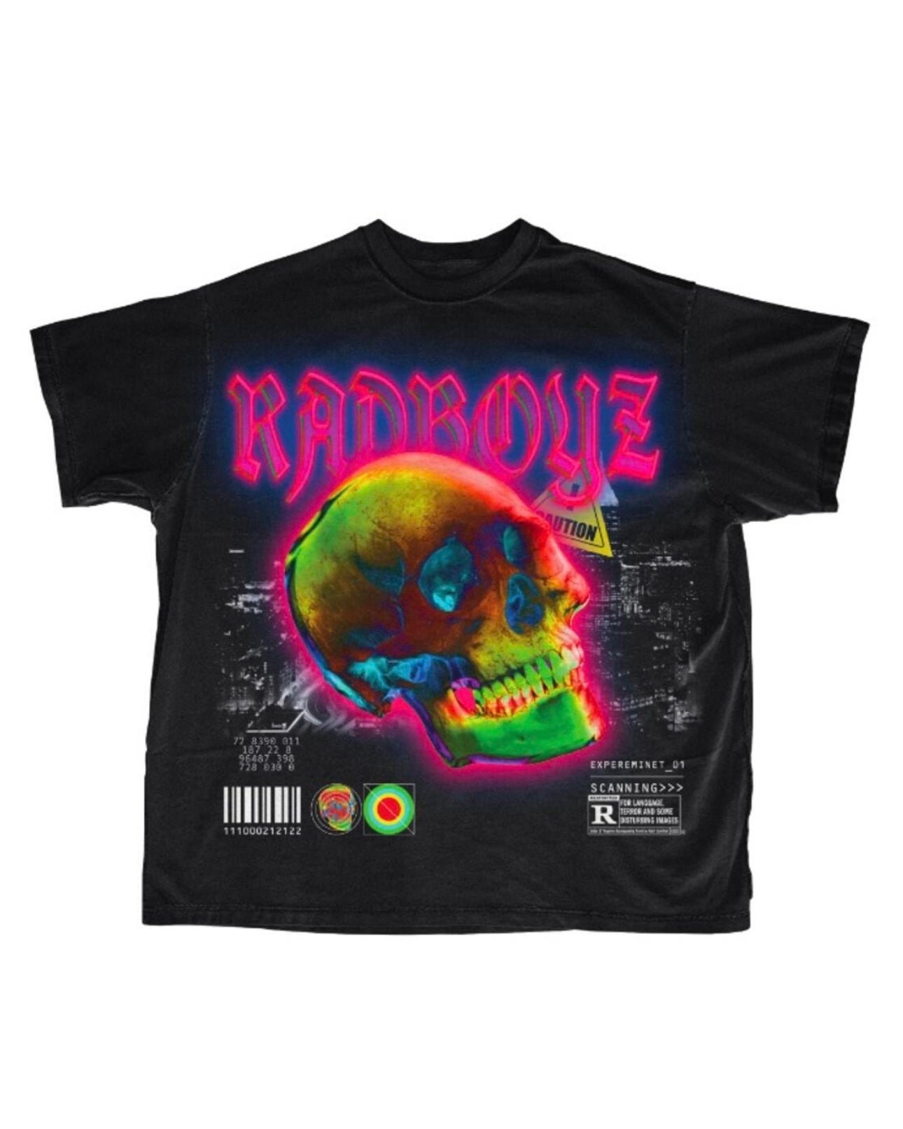 Rad Boyz Skull Tee in Black