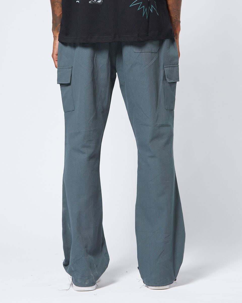 Rich taget flare pants green