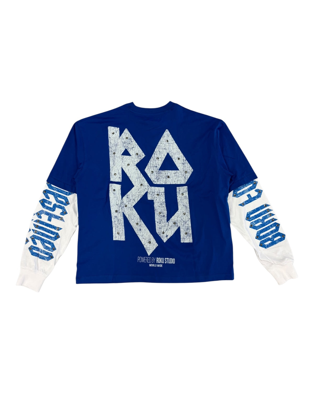 Roku studios riot spirit layered long sleeve in royal blue 