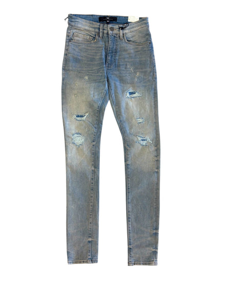 Jordan Craig ross shredded jeans in antique blue