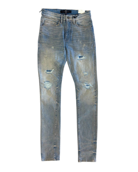 Jordan Craig ross shredded jeans in antique blue