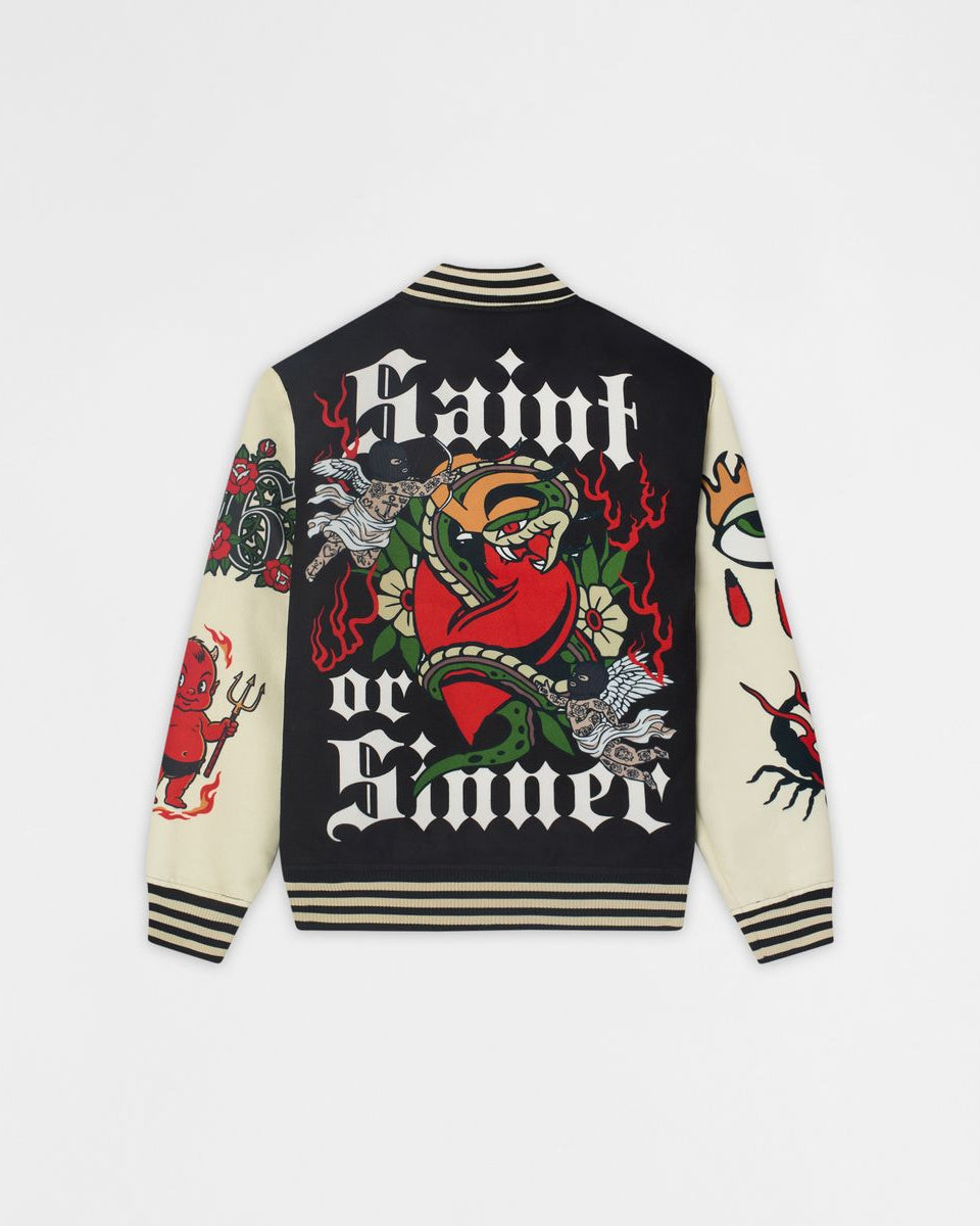 Reason Saint or Sinner Varsity Jacket