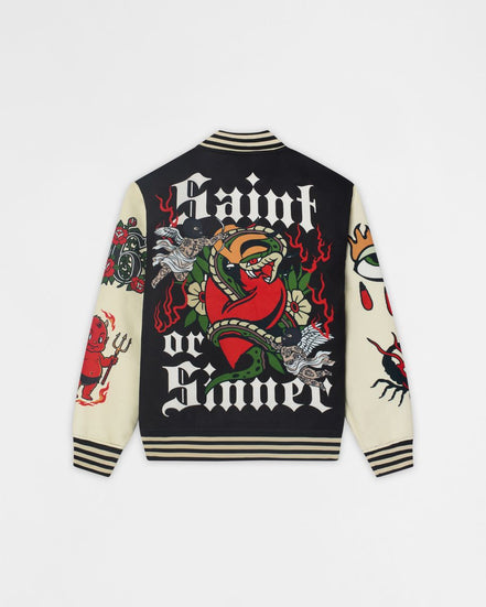 Reason Saint or Sinner Varsity Jacket