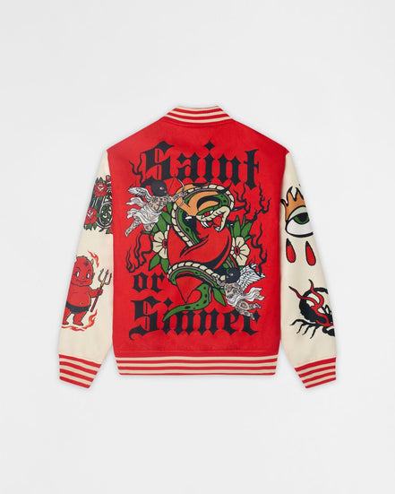 Reason Saint or Sinner Varsity Jacket